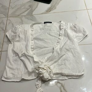 White tie shirt